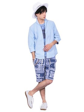 8(eight)さん（メンズ・175cm）の夏コーディネート
