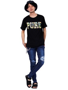 8(eight)さん（メンズ・175cm）の夏コーディネート