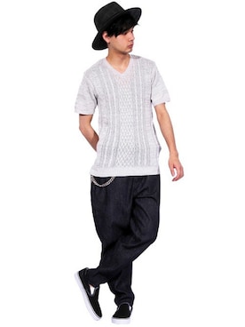 8(eight)さん（メンズ・175cm）の夏コーディネート