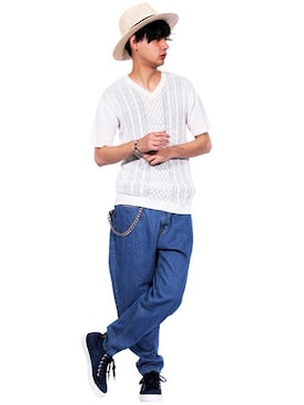 8(eight)さん（メンズ・175cm）の夏コーディネート