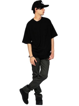 「ハイカット」｜「アイテム（財布/小物）」を使った、8(eight)さん（メンズ・175cm）の夏コーディネート
