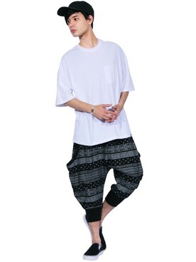 8(eight)さん（メンズ・175cm）の夏コーディネート