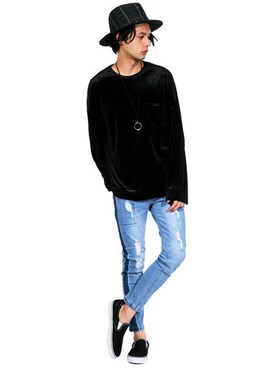 8(eight)さん（メンズ・175cm）の秋コーディネート