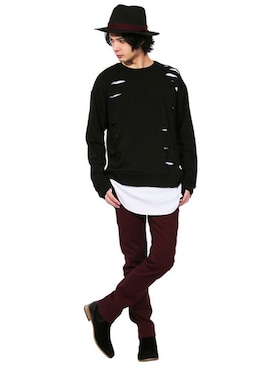 8(eight)さん（メンズ・175cm）の秋コーディネート