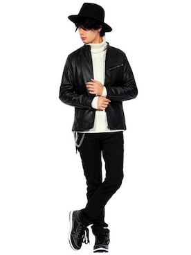 8(eight)さん（メンズ・175cm）の秋コーディネート