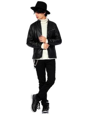 8(eight)さん（メンズ・175cm）の秋コーディネート