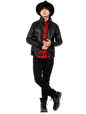 8(eight)さん(メンズ・175cm)の冬コーディネート