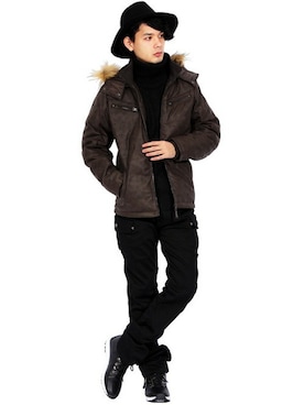 8(eight)さん（メンズ・175cm）の冬コーディネート