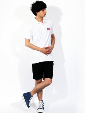「ゴルフスタイル」｜8(eight)さん（メンズ・175cm）の夏コーディネート