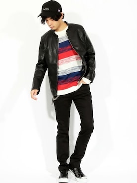 8(eight)さん（メンズ・175cm）の秋コーディネート