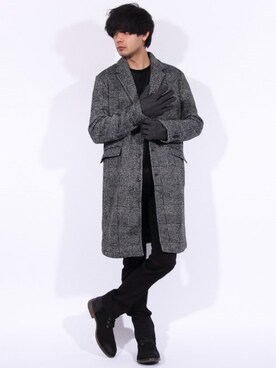 8(eight)さん（メンズ・175cm）の冬コーディネート