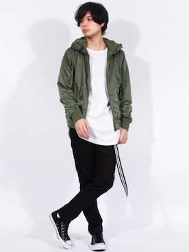 8(eight)さん（メンズ・175cm）の冬コーディネート