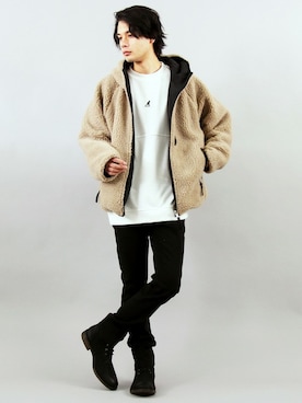 「KANGOL（カンゴール）のアイテム（スウェット）」を使った、8(eight)さん（メンズ・175cm）の秋コーディネート