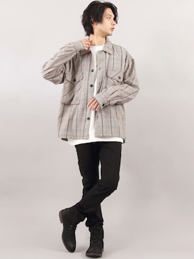 「KANGOL（カンゴール）のアイテム（スウェット）」を使った、8(eight)さん（メンズ・175cm）の秋コーディネート
