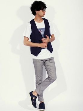 8(eight)さん(メンズ・175cm)の夏コーディネート