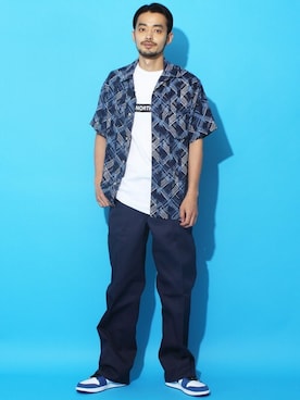 8(eight)さん（メンズ・180cm）の夏コーディネート