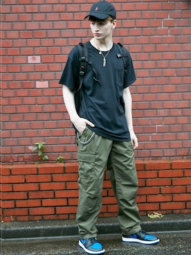 8(eight)さん（メンズ・180cm）の秋コーディネート