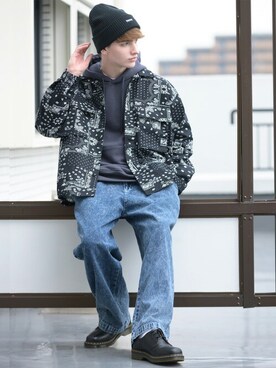 8(eight)さん（メンズ・180cm）の冬コーディネート