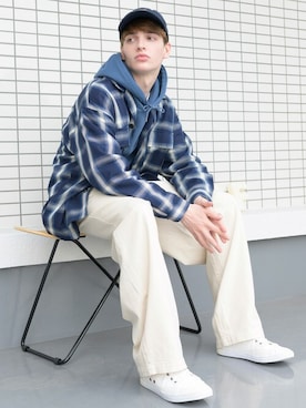 8(eight)さん（メンズ・180cm）の冬コーディネート