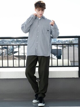 8(eight)さん（メンズ・180cm）の春コーディネート