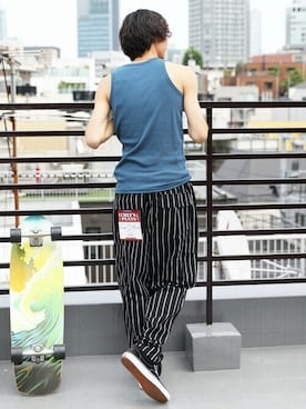 8(eight)さん（メンズ・176cm）の夏コーディネート