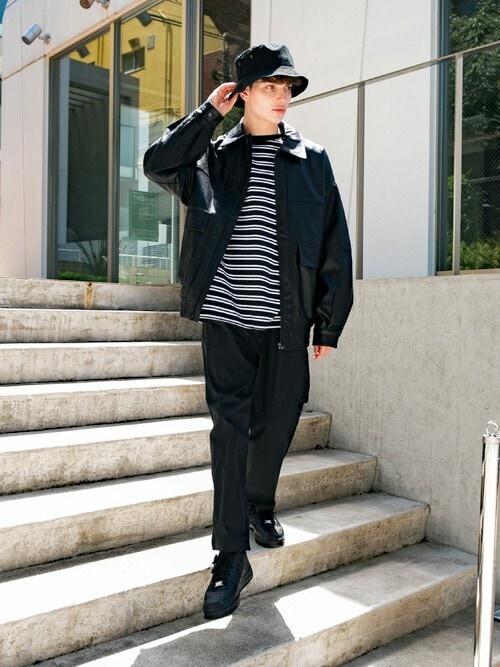 8(eight)8(eight)さんのハット「NEWHATTAN 1500ベーシックバケットハット(newhattan|ニューハッタン)」を使ったコーディネート