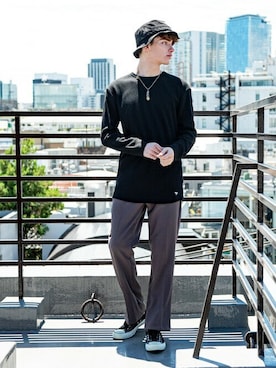 8(eight)さん（メンズ・180cm）の秋コーディネート