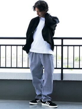 8(eight)さん（メンズ・176cm）の秋コーディネート