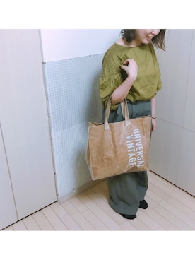 「Another Edition（アナザーエディション）のアイテム」を使った、maay0uさん（レディース・154cm）の秋コーディネート