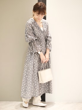 「URBAN RESEARCH DOORS（アーバンリサーチドアーズ）のハイライズデニムパンツ（デニムパンツ）」を使った、anzuさん（レディース・158cm）の春コーディネート