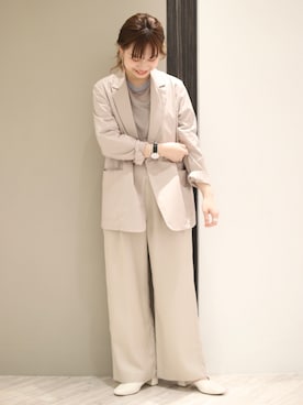 anzuさん（レディース・158cm）の春コーディネート