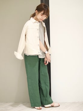 anzuさん（レディース・158cm）の春コーディネート