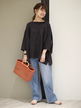 anzuさん（レディース・158cm）の春コーディネート