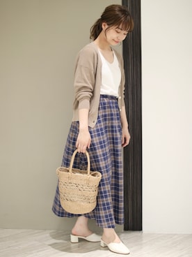 「FORK&SPOON」｜anzuさん（レディース・158cm）の春コーディネート