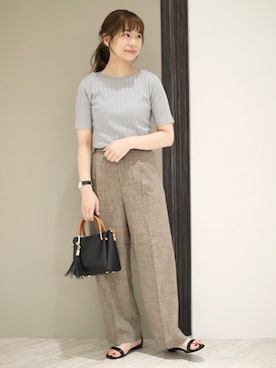 anzuさん（レディース・158cm）の春コーディネート