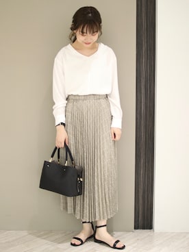 anzuさん（レディース・158cm）の春コーディネート