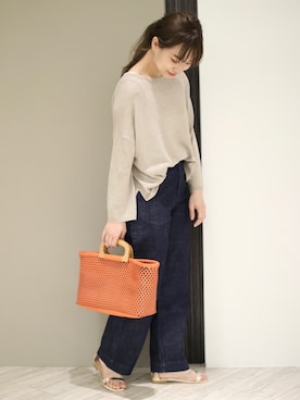 anzuさん（レディース・158cm）の春コーディネート