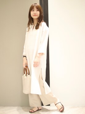 anzuさん（レディース・158cm）の春コーディネート