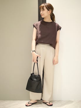 「FORK&SPOON」｜anzuさん（レディース・158cm）の春コーディネート