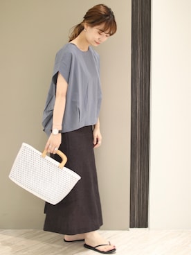 anzuさん（レディース・158cm）の夏コーディネート