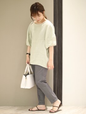 anzuさん（レディース・158cm）の夏コーディネート