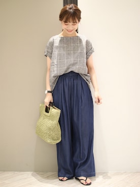 anzuさん（レディース・158cm）の夏コーディネート