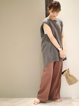 anzuさん（レディース・158cm）の夏コーディネート