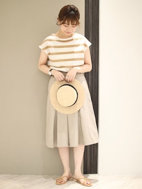 anzuさん（レディース・158cm）の夏コーディネート