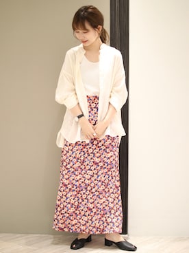 anzuさん（レディース・158cm）の夏コーディネート