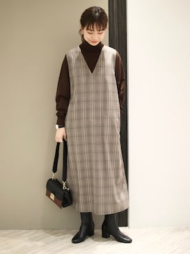 anzuさん（レディース・158cm）の秋コーディネート