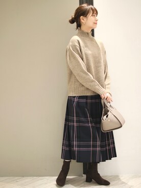 anzuさん（レディース・158cm）の冬コーディネート