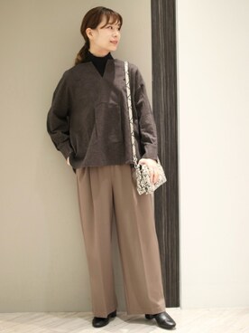 anzuさん（レディース・158cm）の冬コーディネート