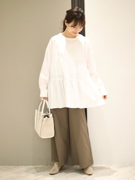 anzuさん（レディース・158cm）の冬コーディネート