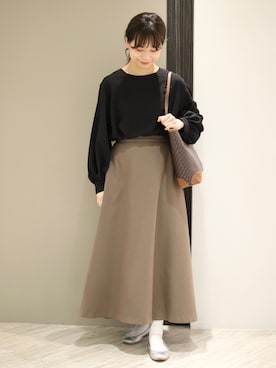 anzuさん（レディース・158cm）の冬コーディネート